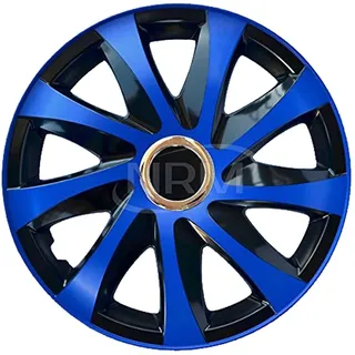 NRM Radzierblende Drift EXTRA schwarz/blau 16 Zoll 4er Set