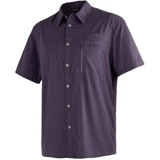 Maier Sports Mats S/s Kurzarmhemd - Grey Check - 58