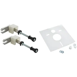 Geberit 111.815.00.1 Duofix Vorwandmontage-Bausatz, für Massiv- oder Ständerwand & Sanit 16.002.00.0000 Schallschutzset für Wand-WC und Bidet, weiß, 1-Pack