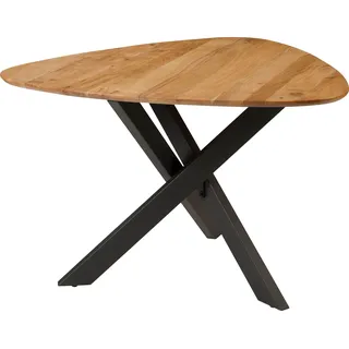 MASSIVMOEBEL24.DE Esstisch Akazie 120x120x76 natur lackiert