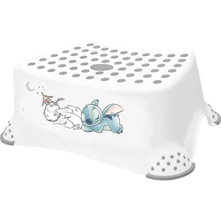 keeeper Stitch Tritthocker, Ab ca. 3 bis ca. 14 Jahre, Anti-Rutsch-Funktion, Tomek, Weiß