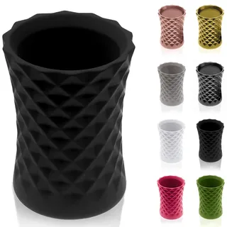 CONCRETTE Blumentopf Blumenkübel Zement-Pflanzkübel Übertopf aus Beton Poly No2 Ø 6 cm | 17 Farben