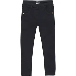 5-Pocket-Jeans MINYMO "5-Pocket-Jeans MIJegging", Mädchen, Gr. 92, N-Gr, blau (blau night), Obermaterial: 80% Baumwolle CO. 19% Polyester PES. 1% Elasthan EL., Hosen 5-Pocket-Jeans