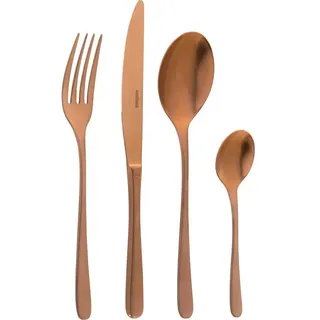 Sambonet Edelstahl Taste Pvd Besteckset Glänzendes Besteck Aus Recyceltem Material 24 Einheiten - Bronze - One Size