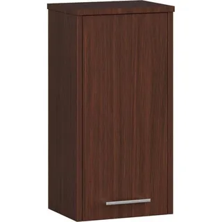 Hängeschrank 30cm Wandregal 99cm hoch 1 Tür Vitrine 3 Fächer Wandschrank