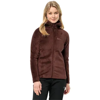 Jack Wolfskin Damen Rotwand Hooded Fz W Fleece Jacke, Dark Maroon, XL EU