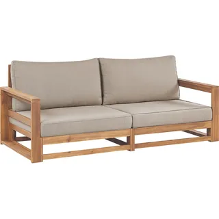 Beliani Timor 184 x 72 x 75 cm Hellbraun