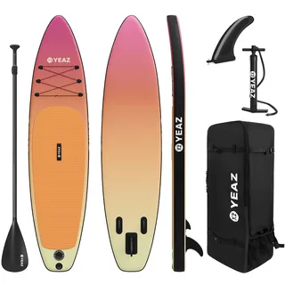 YEAZ SUP Board und Kit PARADISE BEACH - EXOTRACE PRO - SET  orange