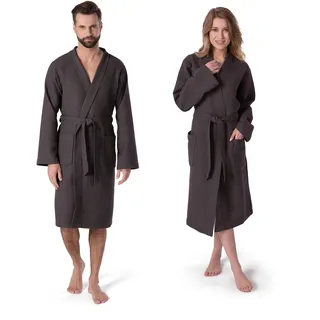 Möve Homewear Kimono Grau XL