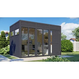 BERTILO Cubus 3 Office 3,37 x 2,40 m Anthrazit