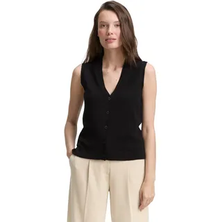 Tom Tailor Damen 1047676 Pullunder mit Knopfleiste (1er Pack)