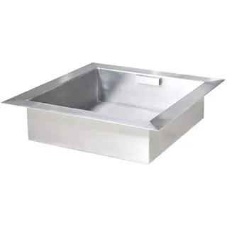 Zebra Flaschenkühler , Edelstahlfarben , Metall , 40x10x40 cm , für alle gängigen Flaschentypen , Barzubehör & Weinzubehör, Weinkühler