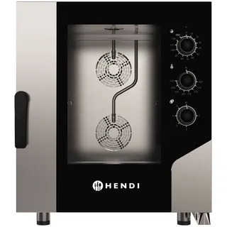 HENDI Konvektionsdampfgarer CONTROL 7x GN1/1, 400V/15400W, 730x855x(H)850mm
