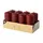 Stumpenkerzen 10 x 5 cm 8 St. bordeaux