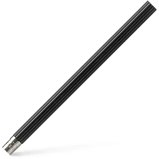 Graf von Faber-Castell 118646 - Ersatzbleistifte Perfekter Bleistift, 5 Stück, platiniert, Schwarz