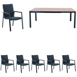 MWH Minto Gartenmöbel-Set 7tlg.