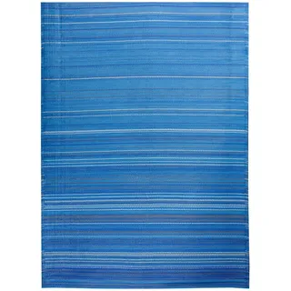 Marrakesch Orient & Mediterran Interior Outdoor Teppich Picknickmatte Modern Alvaro 160 x 230cm - Blau