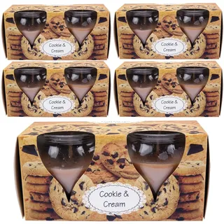 HS Candle Duftkerzen Creation 10er Pack Cookie Cream