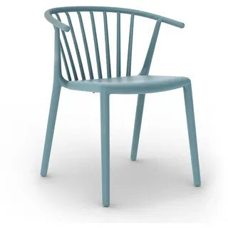 Armlehnstuhl Woody Grupo Resol blau, Designer Josep Lluscà, 59x74.2x56.5 cm