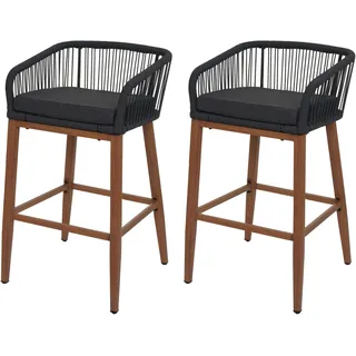 MCW Barhocker O22 2er-Set 2er Set Silber