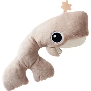 Topbright SchlafGut Wal Kuscheltier ab 0+ Monate, Weiß & Grau - Weiß, Grau