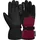 Winterhandschuhe Damen rot/schwarz