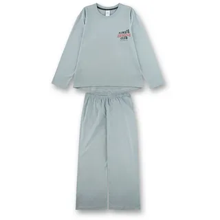 Sanetta Mädchen 245990 Pyjamaset, grün, 164 cm