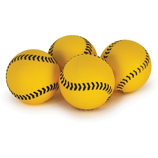 SKLZ Baseball-Bolzenbälle für Blitzbolzen-Pitching-Maschine, weiche Mikro-Trainingsbälle, leichte Schaumstoff-Übungsbälle, Gelb, 10 cm, 12 Stück