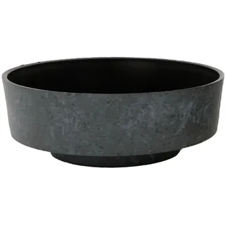 The HC Companies Runde Kunststoff-Sukkulentenschale Capri Bowl, 15,2 x 15,2 x 5,7 cm, in Betonoptik