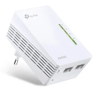 TP-Link WLAN Powerline Adapter TL-WPA4220 WLAN 300Mbit/s, AV600 Powerline, Zusatzeinheit, Es kann Nicht alleine verwendet Werden
