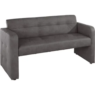 exxpo - sofa fashion Polsterbank »Barista Küchensofa mit Komfortsitzhöhe 49cm«, tolle Detailverarbeitung, frei im Raum stellbar, grau