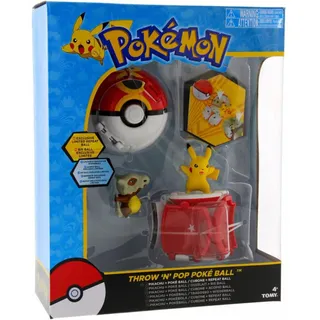 TOMY - Akcesorium Pokemon Pokeball z Pikachu i Cubone - Blister OFICJALNE - Bunt