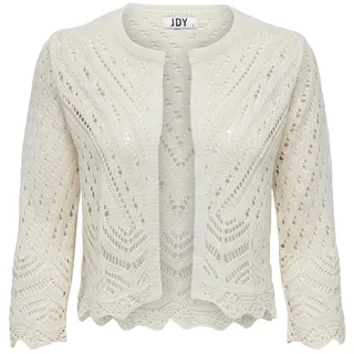 Jacqueline De Yong Damen Jdysun 3/4 Cropped Cardigan KNT Noos Strickjacke, Eggnog, S EU