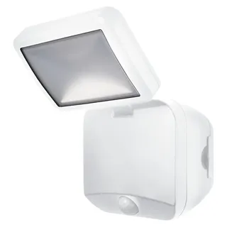 osram homelighting Außenstrahler Kunststoff 21,5 cm batteriebetrieben inkl. Bewegungsmelder weiß