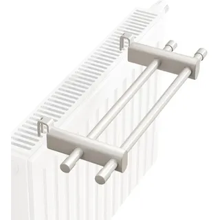 RIDELF Handtuchhalter Heizkörper, Handtuchhalter Heizung, Handtuchhalter für Heizkörper, Heizkörper Handtuchhalter Weiß, Heizung Handtuchhalter, Handtuchhalter Heizung Einhängen 90cm White