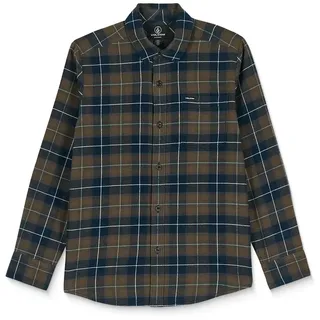Volcom Caden Plaid Langarmhemd - Navy - XL