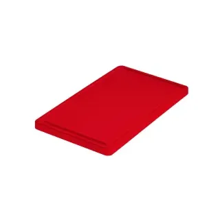 Haug Schneidebrett klein, 50 x 30 cm , Polyethylen, antibakteriell, Farbe: rot