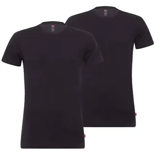 Levi's Herren T-Shirt Top, Black, M,