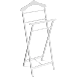 Bubema Hedi – Eleganter Herrendiener aus Massivholz, verschiedene Farben - Buche, Weiß lackiert