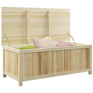 Gartenkiste - Aufbewahrungsbox - Holzkiste - Gartenbox - Outdoor-Aufbewahrungsbox - Massivholz - Wetterbeständig - 172 Liter Fassungsvermögen