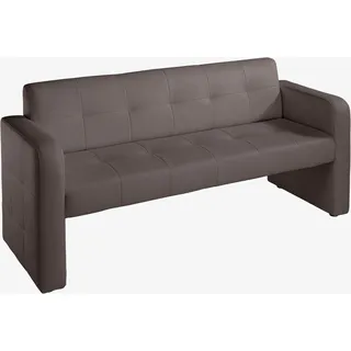 exxpo - sofa fashion Sitzbank »Barista Küchensofa, kompakte Stellmaße, Sitzhöhe 49cm« mit Rückenlehne, grau