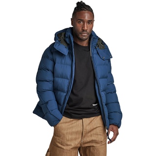 G-Star RAW Herren G-Whistler Padded Hooded Jacke, Blau (rank blue D20100-D199-868), L