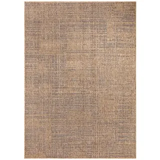TT Home Unicolor Meliert Outdoor-Teppich 160 x 220 cm Beige/Braun
