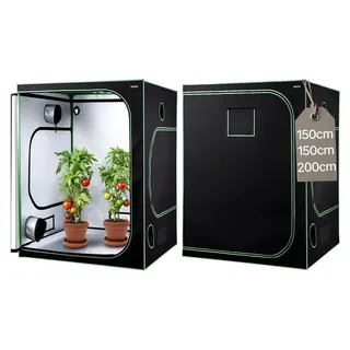 Vevor Growbox 150 x 150 x 200 cm Grün