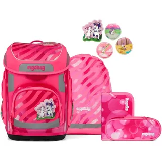 ergobag cubo 5-tlg. KuntBärbuntes Einhorn lila/pink/rosa