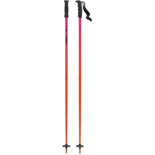 Atomic REDSTER Skistöcke I Rot I Größe 125 I Ski-Stöcke mit ergonomischem Griff & 60 mm Pistenteller I Robuste Ski-Poles aus hochwertigem Aluminium I Skistock mit Verstellbarer Schlaufe