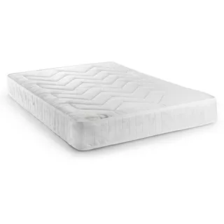 Julian Bowen Deluxe halborthopädische Matratze, weiß, kleines Doppelbett