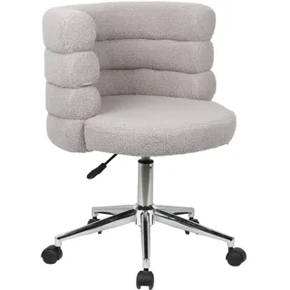 SVITA CLOUD Schreibtischstuhl Bürostuhl höhenverstellbar mit Rollen Grau - Grau