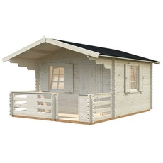 Bild von Gartenhaus »Emma«, 10,4 - 4,2 m2 - 34 mm Transparent tauchimprägniert