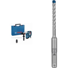 Bosch Professional Bohrhammer GBH 4-32 DFR (900 Watt, SDS-plus, Tiefenanschlag: 310 mm, im Koffer) + Expert SDS plus-7X Hammerbohrer (für Stahlbeton, Ø 6,00x115 mm, Zubehör)